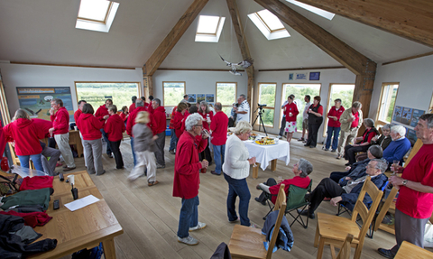 MWT - Volunteers in the new Observatory